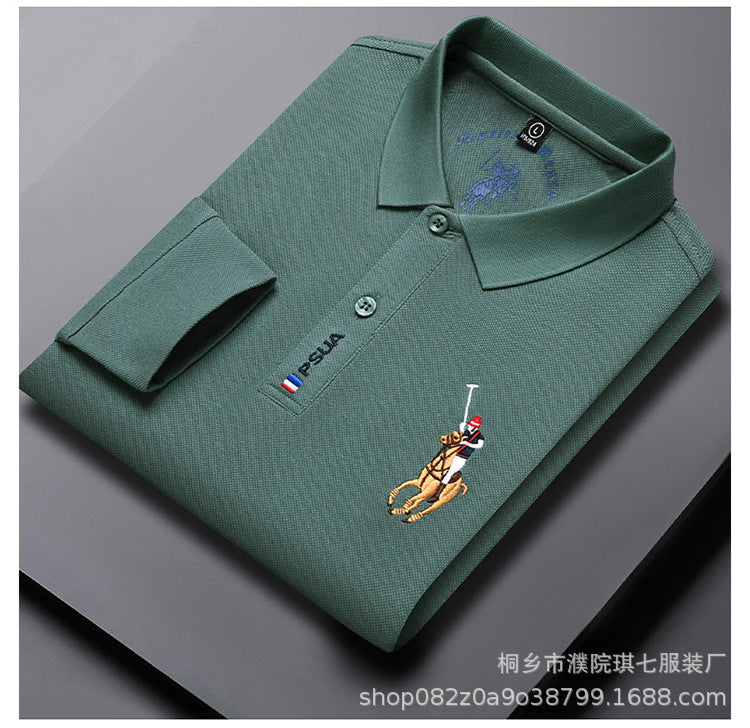 🔥【M-4XL】2024 New Tricou polo cu mânecă lungă pentru bărbați