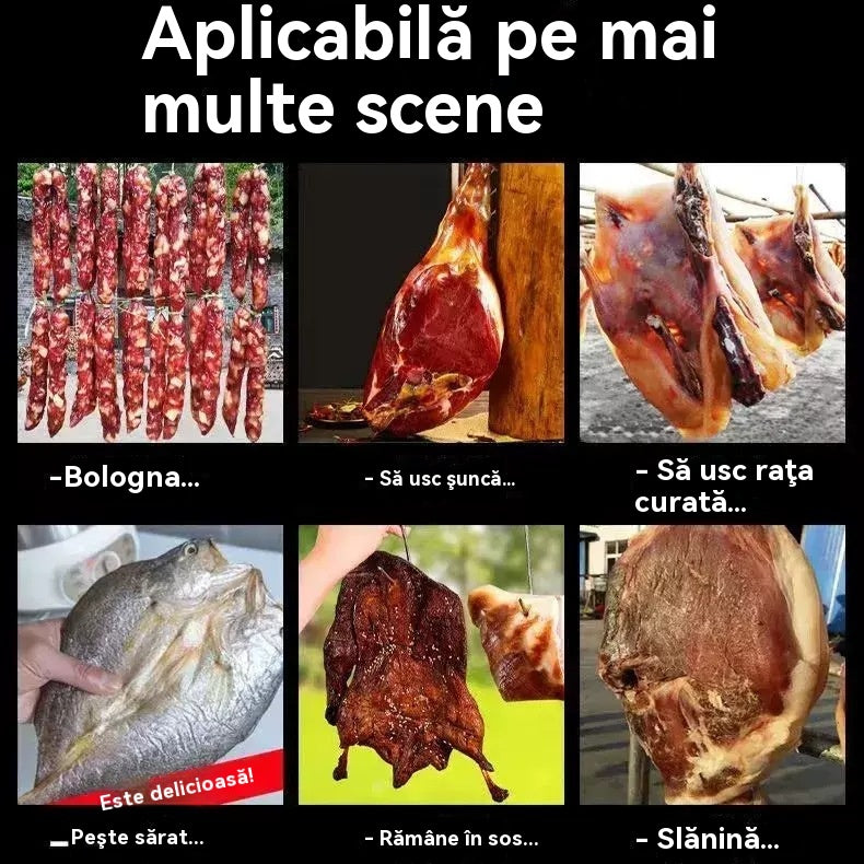 🐷🐮🍖【40 buc】Punga speciala de tifon pentru uscarea carnii de porc pentru prevenirea insectelor si pasarilor