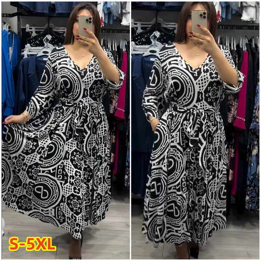 💥vânzare la cald💥【S-5XL】👗2024 noua rochie eleganta la moda