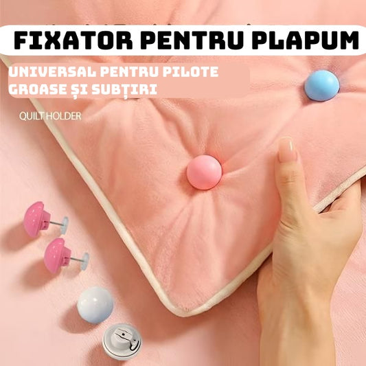 ✨ 【20/40/60 buc】Fixator pentru Plapumă - Stabil și Ușor de Utilizat!📍Universal pentru pilote groase și subțiri