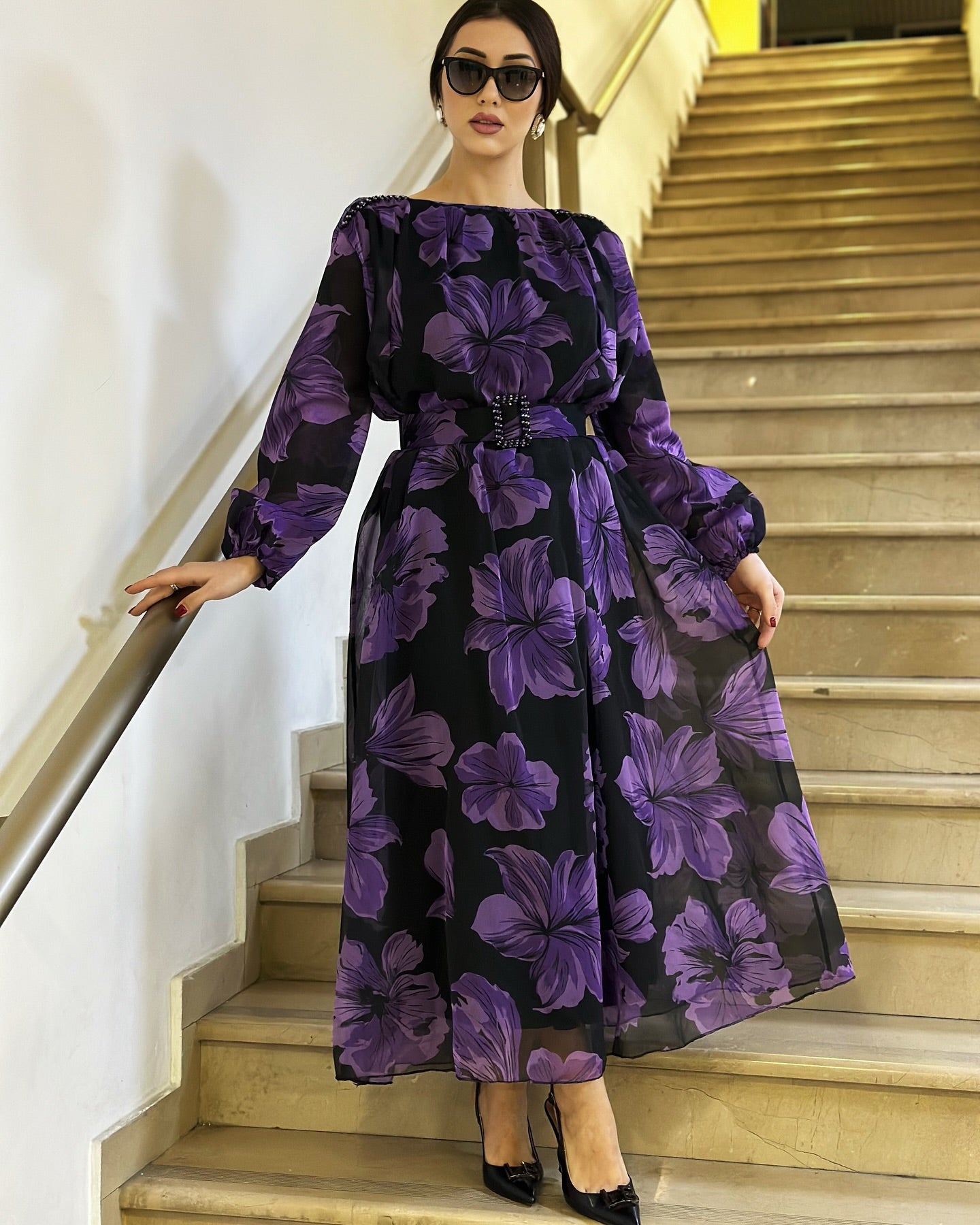 【S-5XL】👗Noua rochie eleganta din tul din flori pentru vara