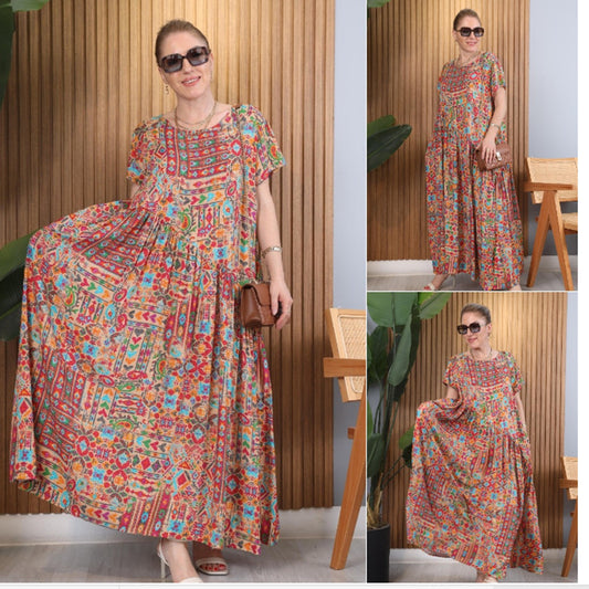 【S-5XL】👗Rochie nouă de vară elegantă din tul floral