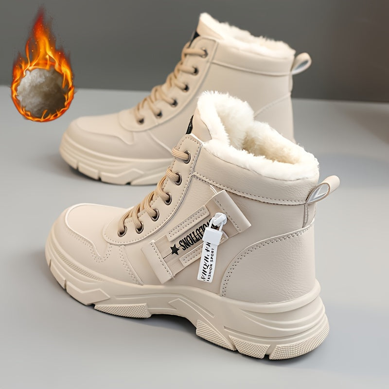 🔥【30% REDUCERE】🥰🥰【35-45】Cizme de zăpadă de iarnă cu fermoar lateral pentru femei