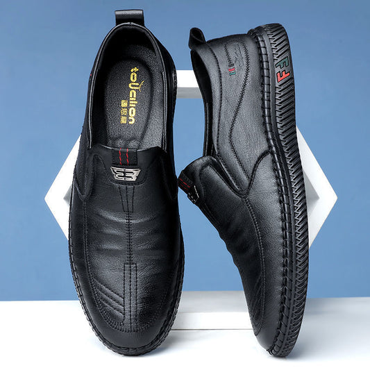 【39-44】2024 noi pantofi de piele casual pentru bărbați pantofi de piele de afaceri cu fund moale confortabil pantofi de piele bărbați tendință de primăvară moda moda