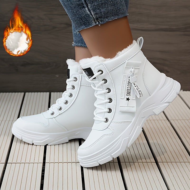 🔥【30% REDUCERE】🥰🥰【35-45】Cizme de zăpadă de iarnă cu fermoar lateral pentru femei