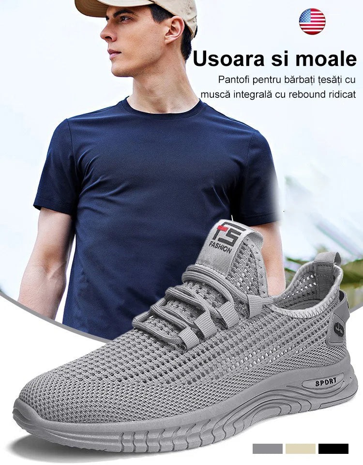 👟【39-44】Pantofi pentru bărbați confortabili, respirabili, anti-alunecare, la modă