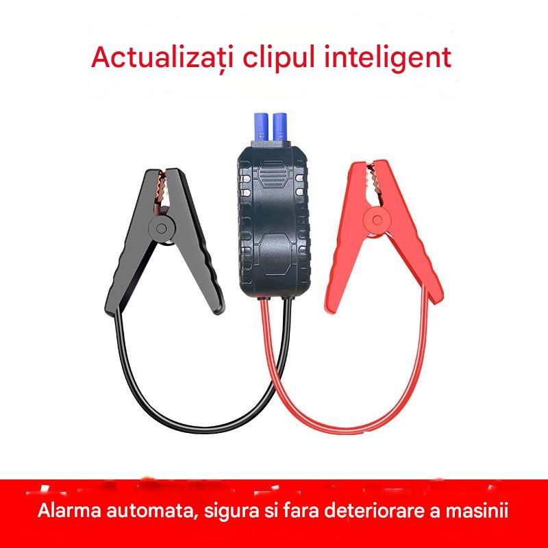 🚗🧰Convertor multifuncțional pentru pornire de urgență a bateriei auto【(interfață USB dublă)】