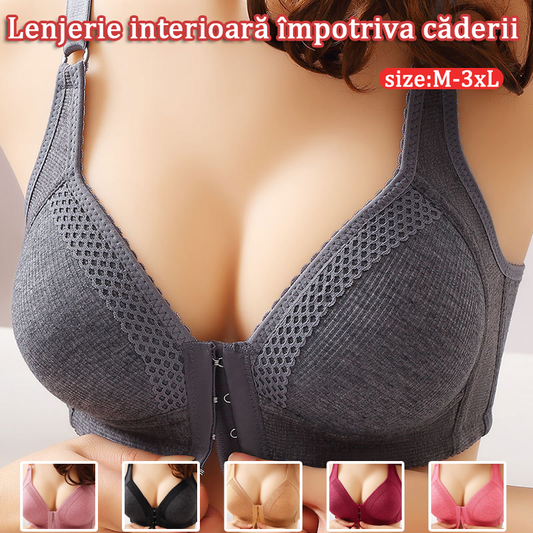 💥【Pachet de 3】Sutien push-up de înaltă calitate, fără cusături, la modă și sexy, previne căderea