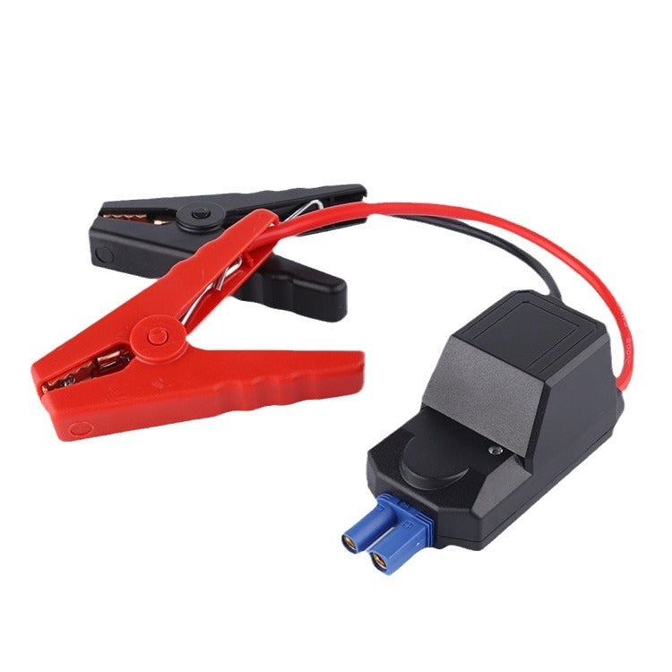 🚗🧰Convertor multifuncțional pentru pornire de urgență a bateriei auto【(interfață USB dublă)】