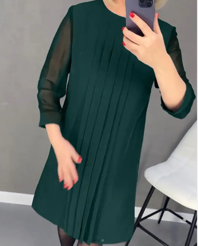 【S-3XL】Rochie temperamentală elegantă pentru femei fustă midi nouă la modă